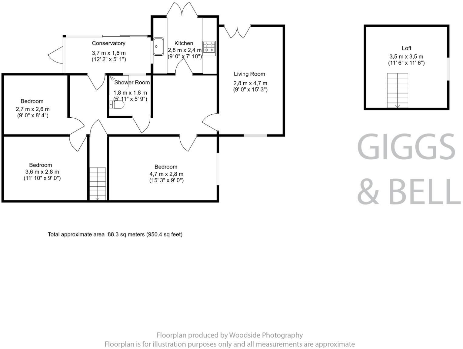 Ripley Road, Luton, Bedfordshire, LU4 floorplan