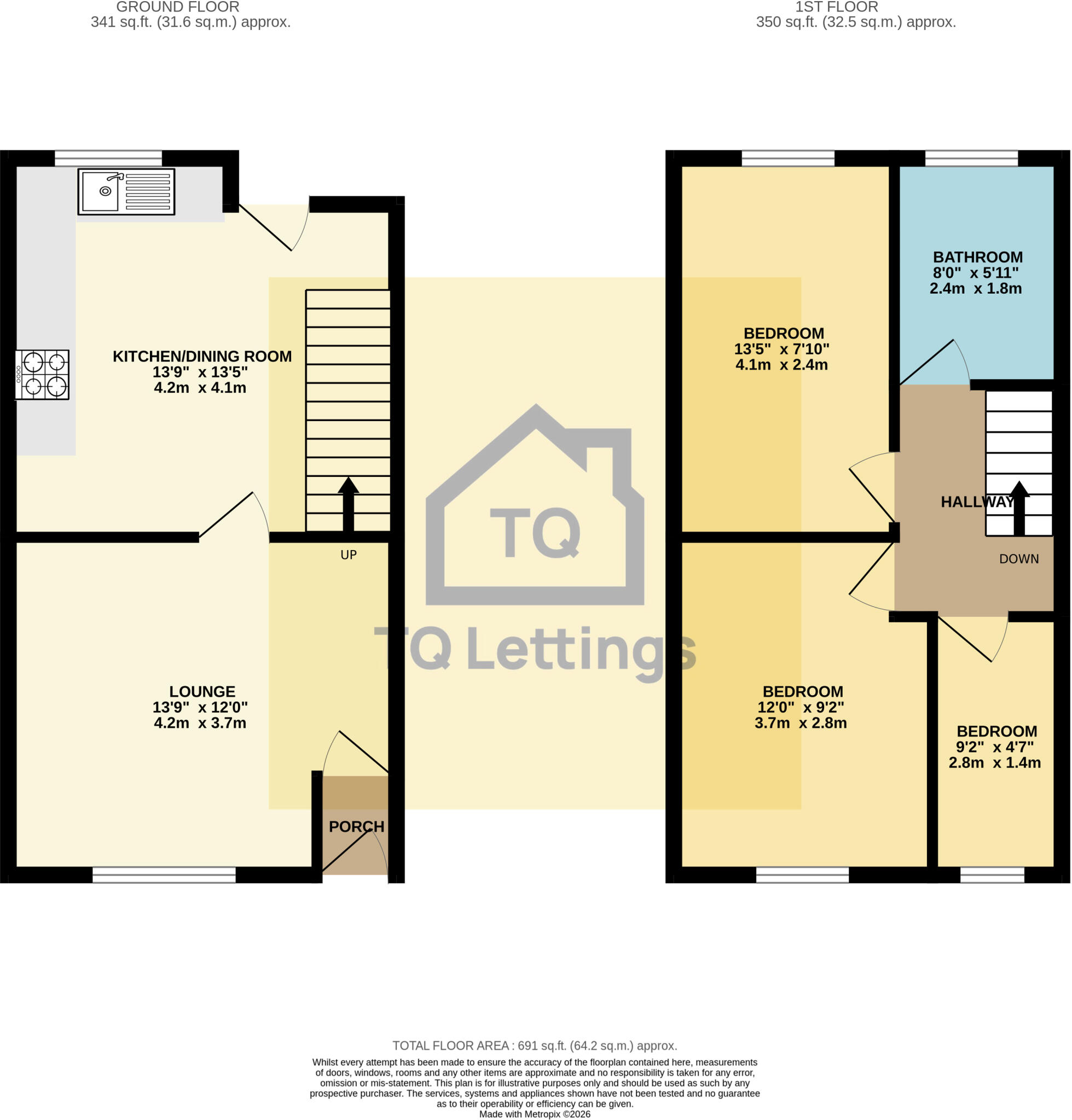 Osmond Street, Oldham floorplan