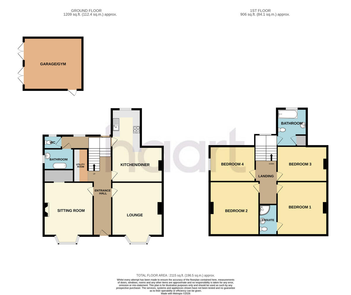 Princes Road, Wisbech floorplan