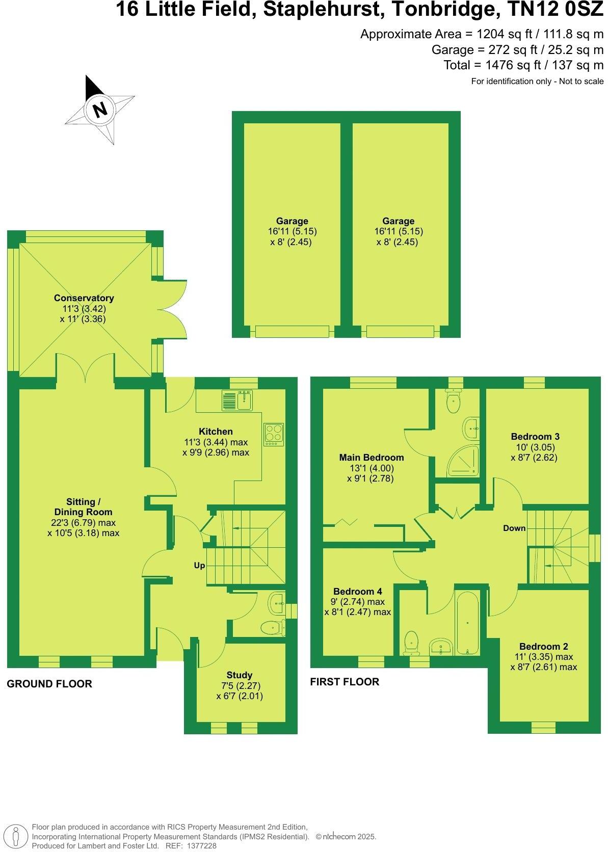 Little Field, Staplehurst floorplan