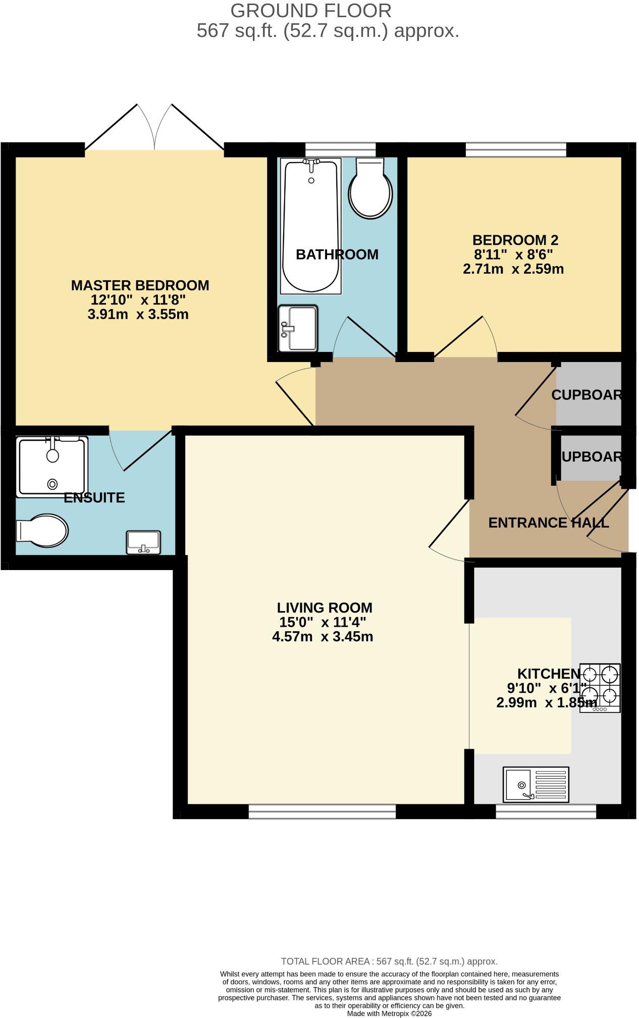 Tiggall Close, Earley, Reading floorplan