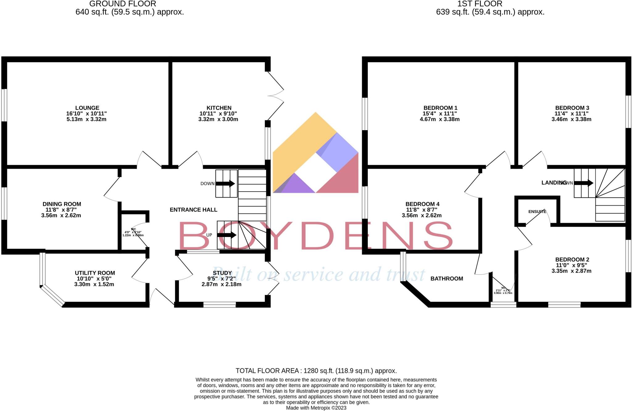 Fullers Close Kelvedon floorplan