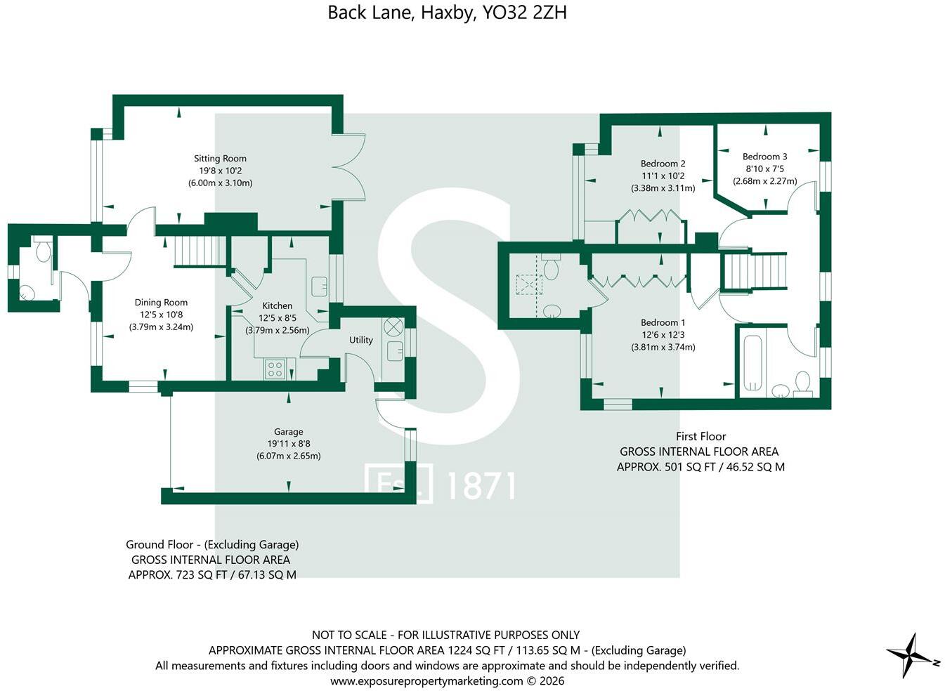 Back Lane, Wigginton, York floorplan