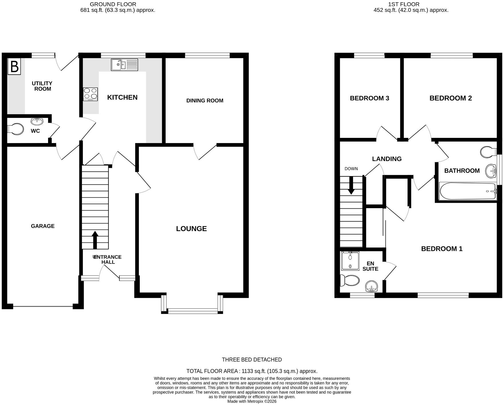 Grasmere, Huntingdon, Cambridgeshire, PE29 floorplan