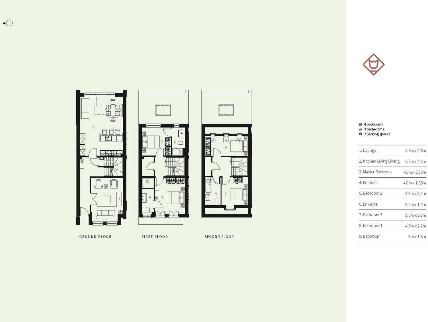 Tair Erw Gain, Pontcanna, Cardiff, CF11 9FT floorplan