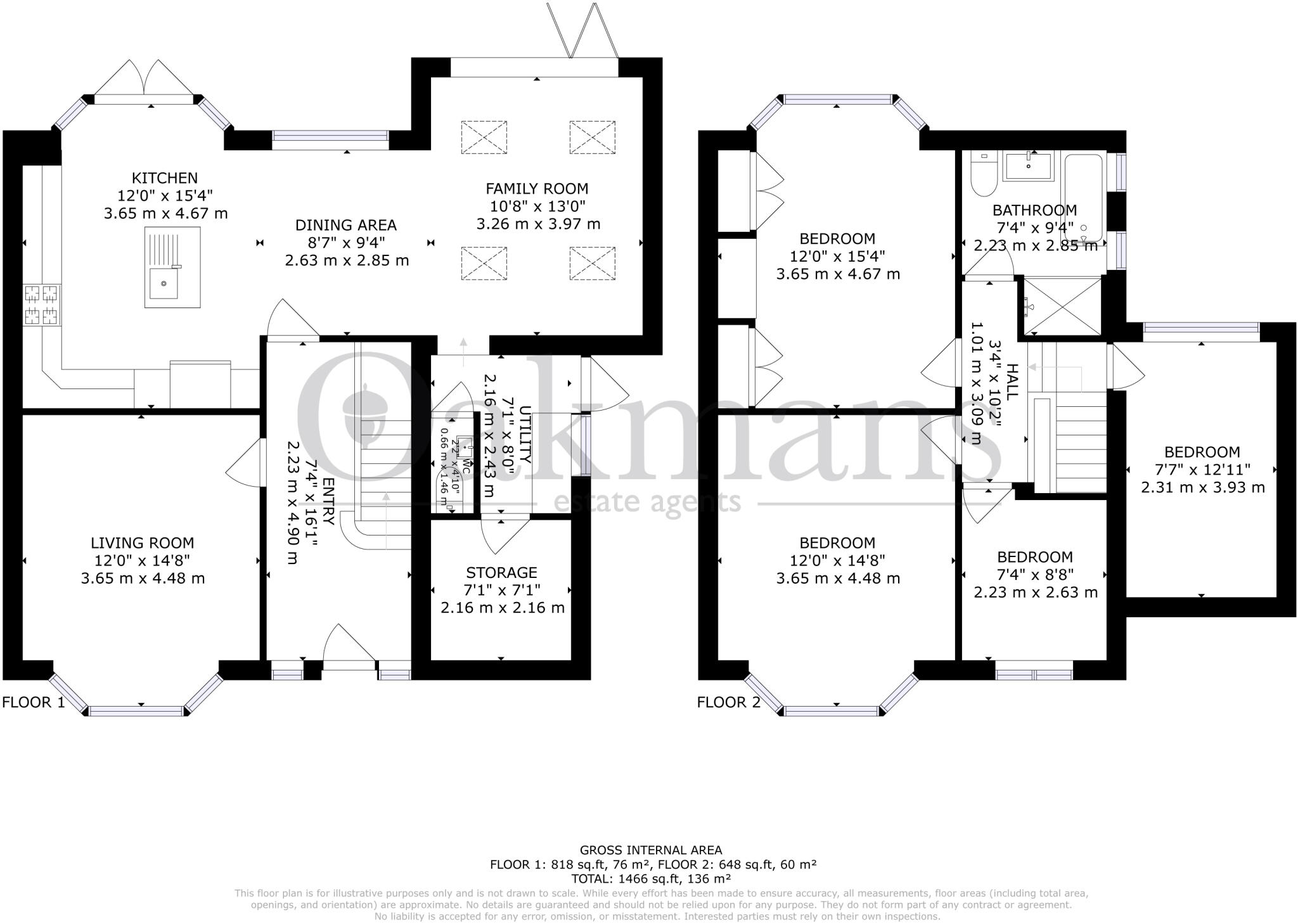 Bristol Road South, Birmingham, B31 floorplan