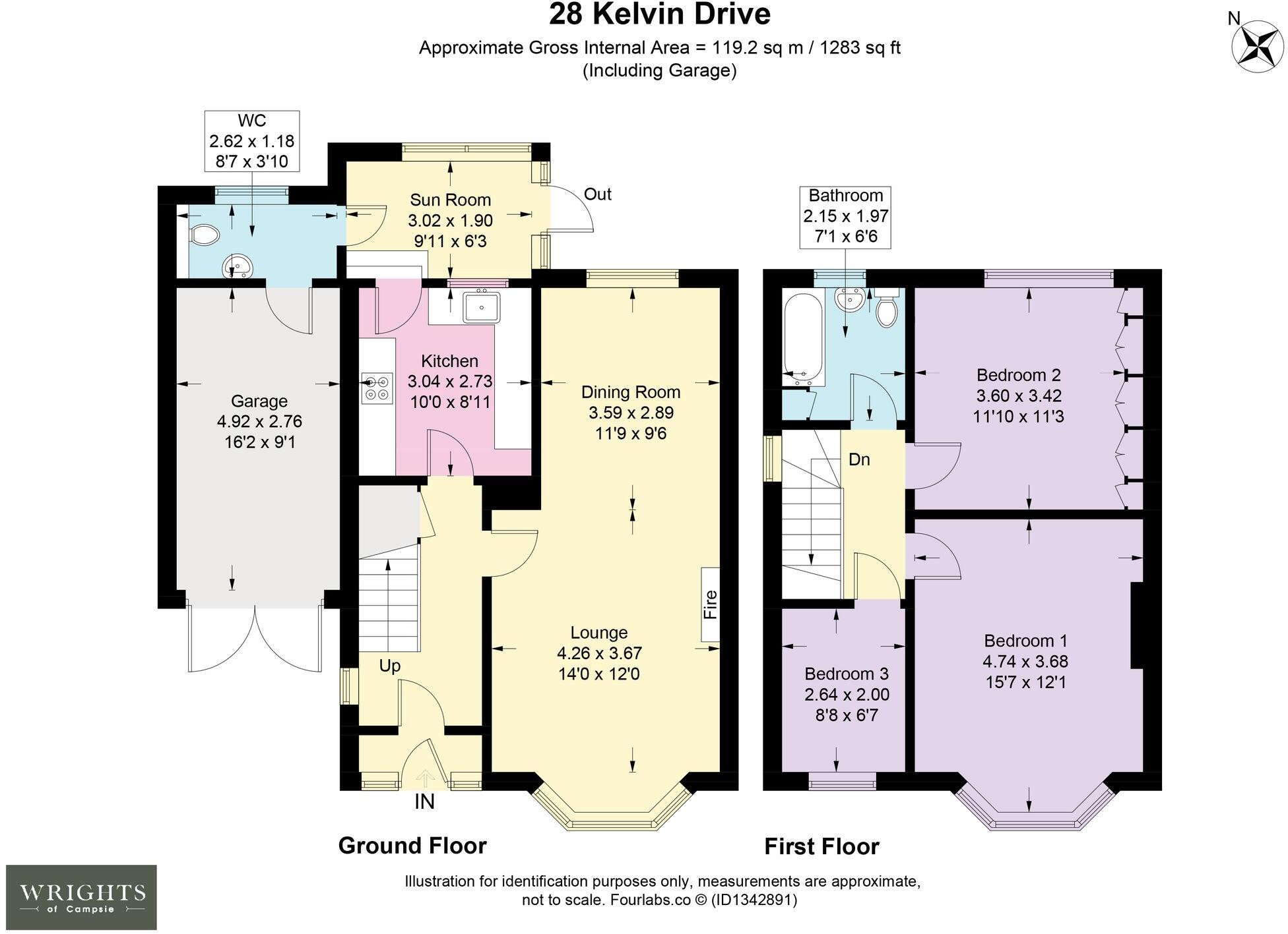 Kelvin Drive, Kirkintilloch, G66 floorplan