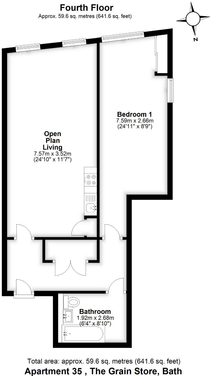 Windsor Bridge Road, Bath, Somerset, BA2 floorplan