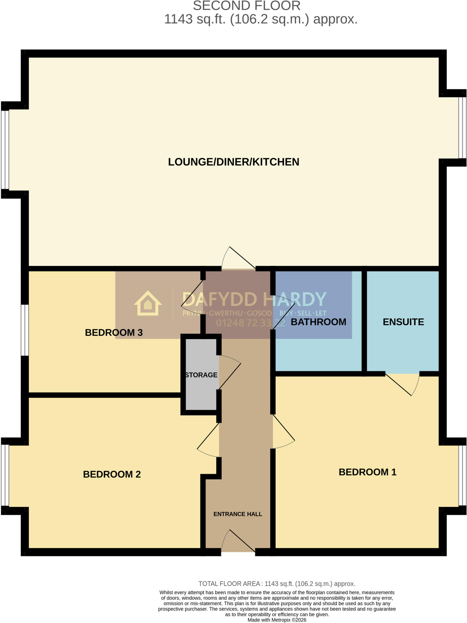 Whitehall Road, Rhos on Sea, Colwyn Bay, Conwy, LL28 floorplan