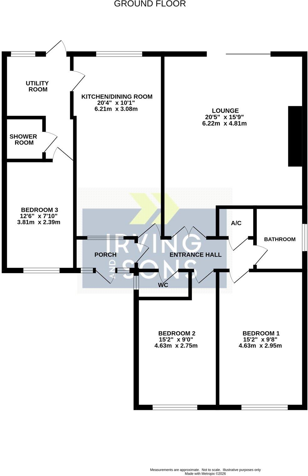 Acacia Avenue, Verwood, Dorset, BH31 floorplan