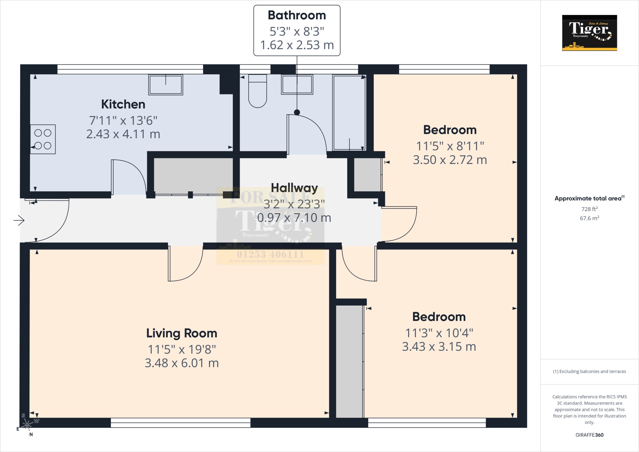 Warbreck Hill Road, Blackpool floorplan