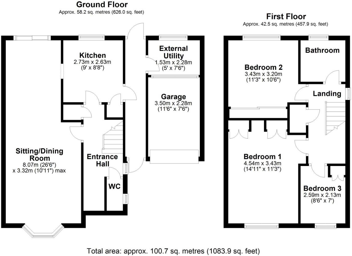 Abbotts Road, Haverhill floorplan