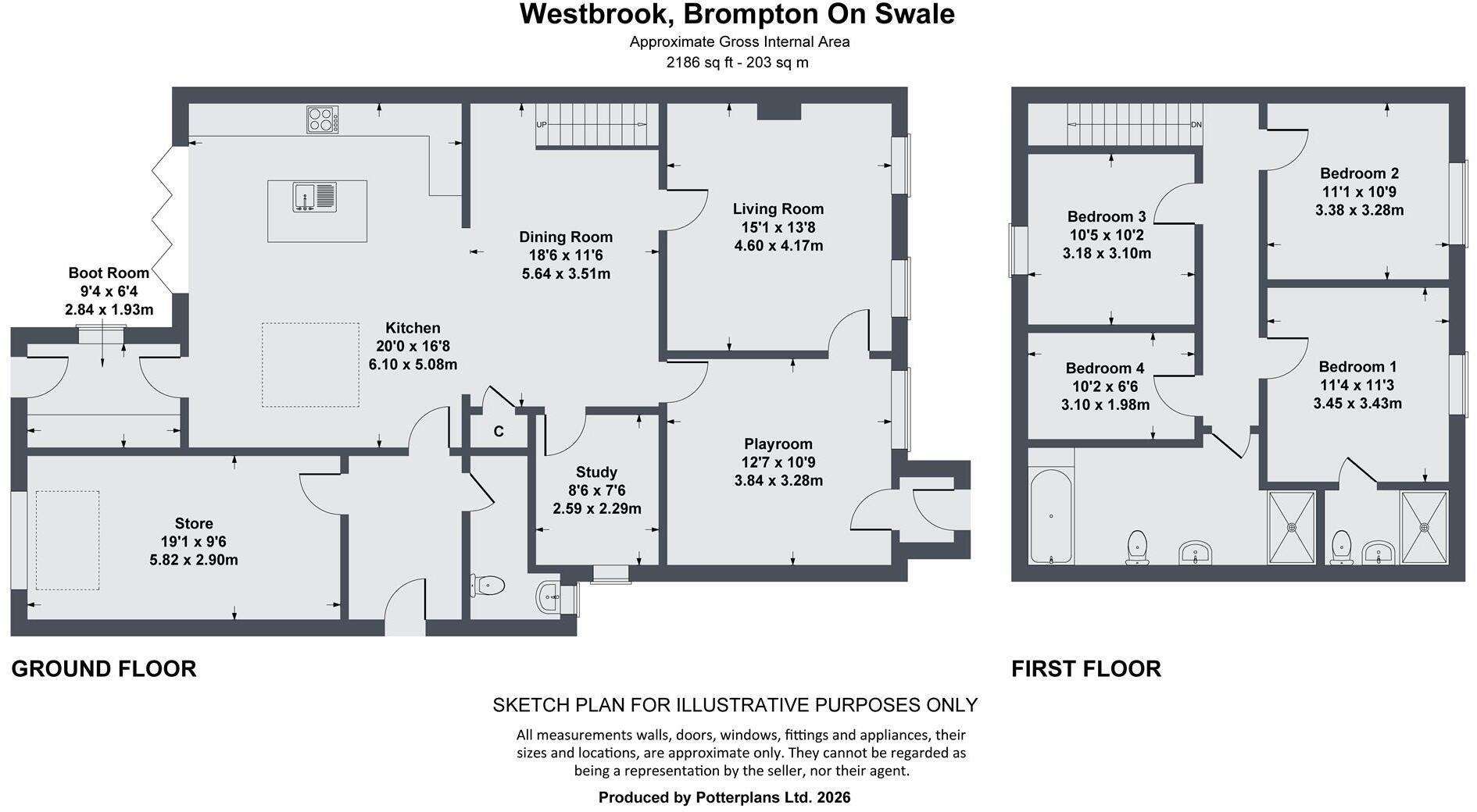 Richmond Road, Brompton On Swale, Richmond floorplan