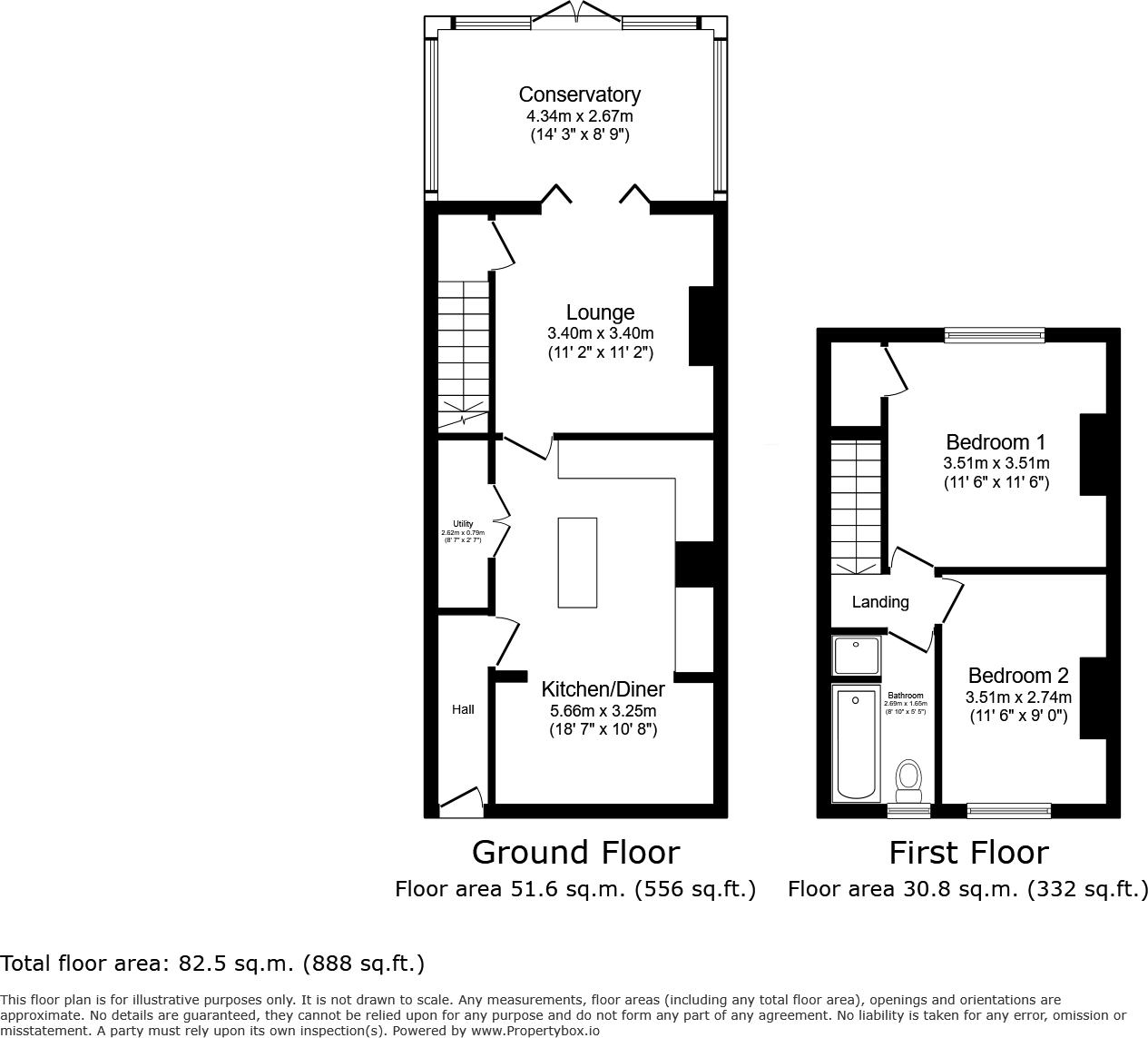 Allison Gardens, Consett, County Durham, DH8 floorplan