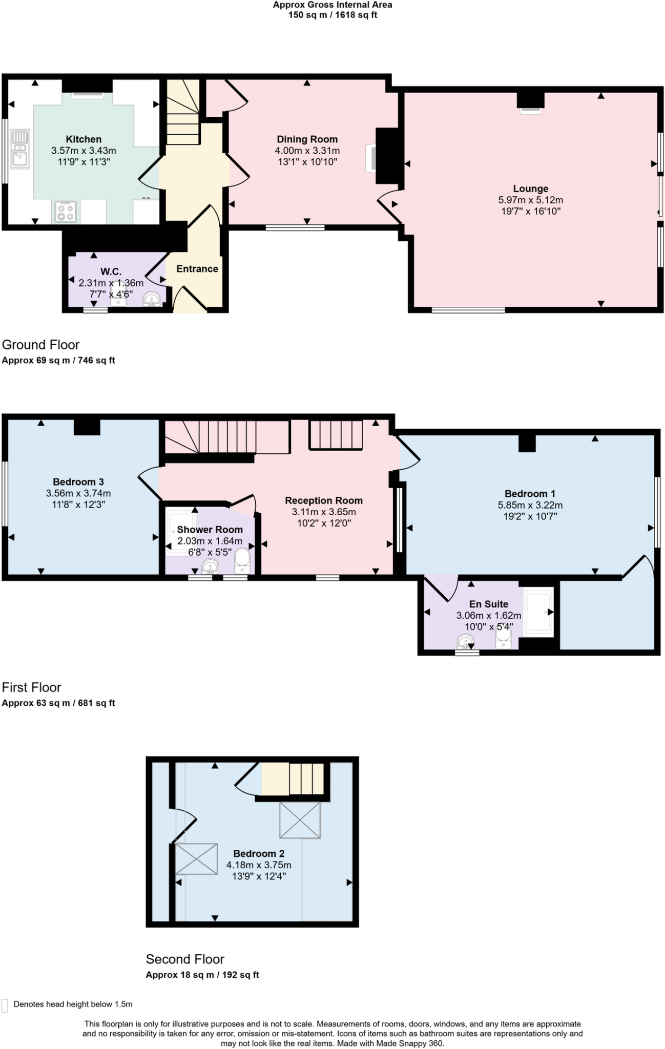 High Seaton, Seaton, Workington, CA14 1LN floorplan