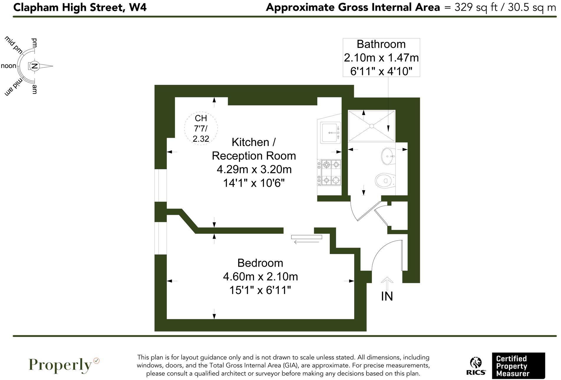 Clapham High Street, London, SW4 floorplan
