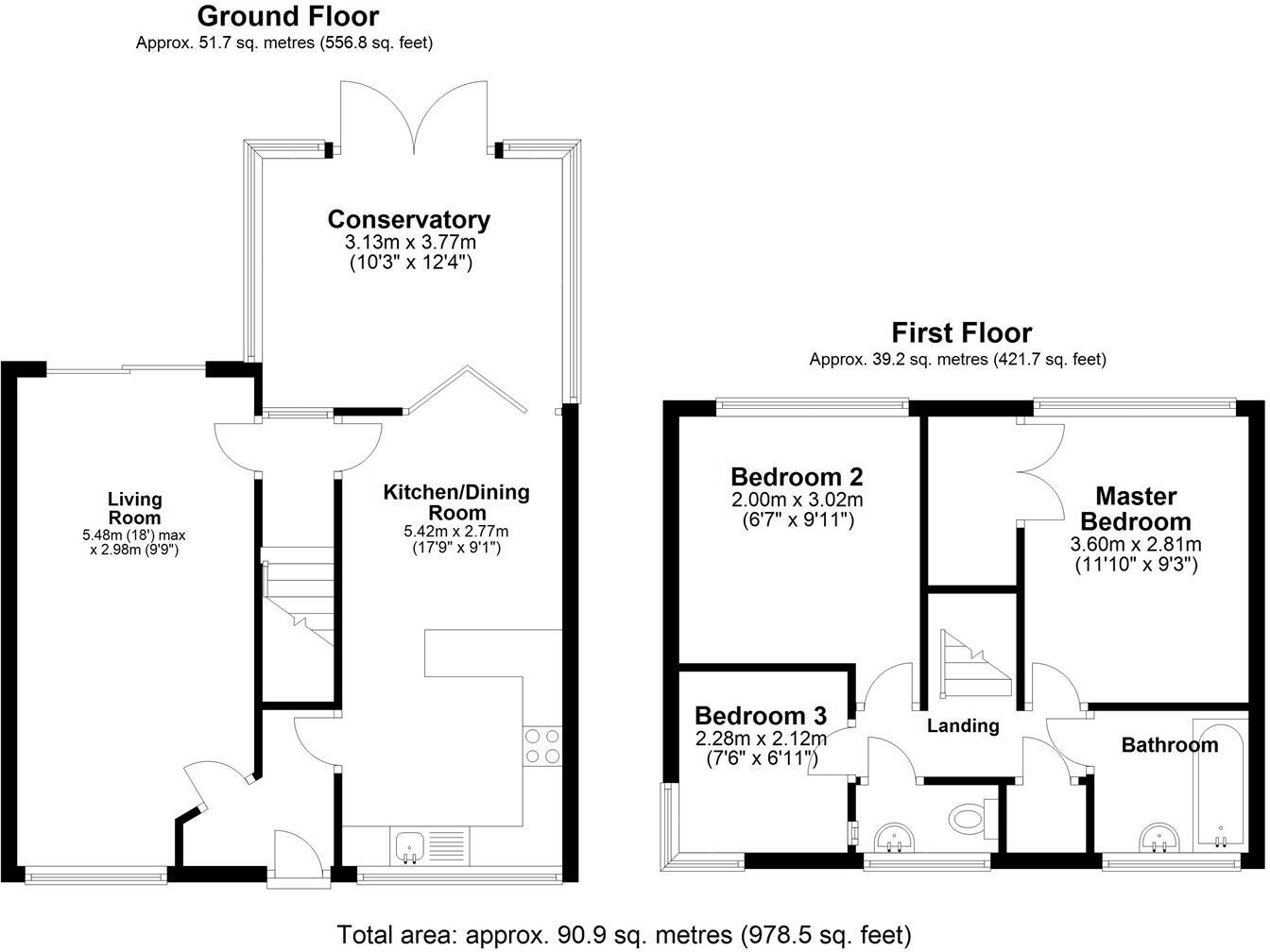 Runford Court, Shenley Lodge, Milton Keynes floorplan