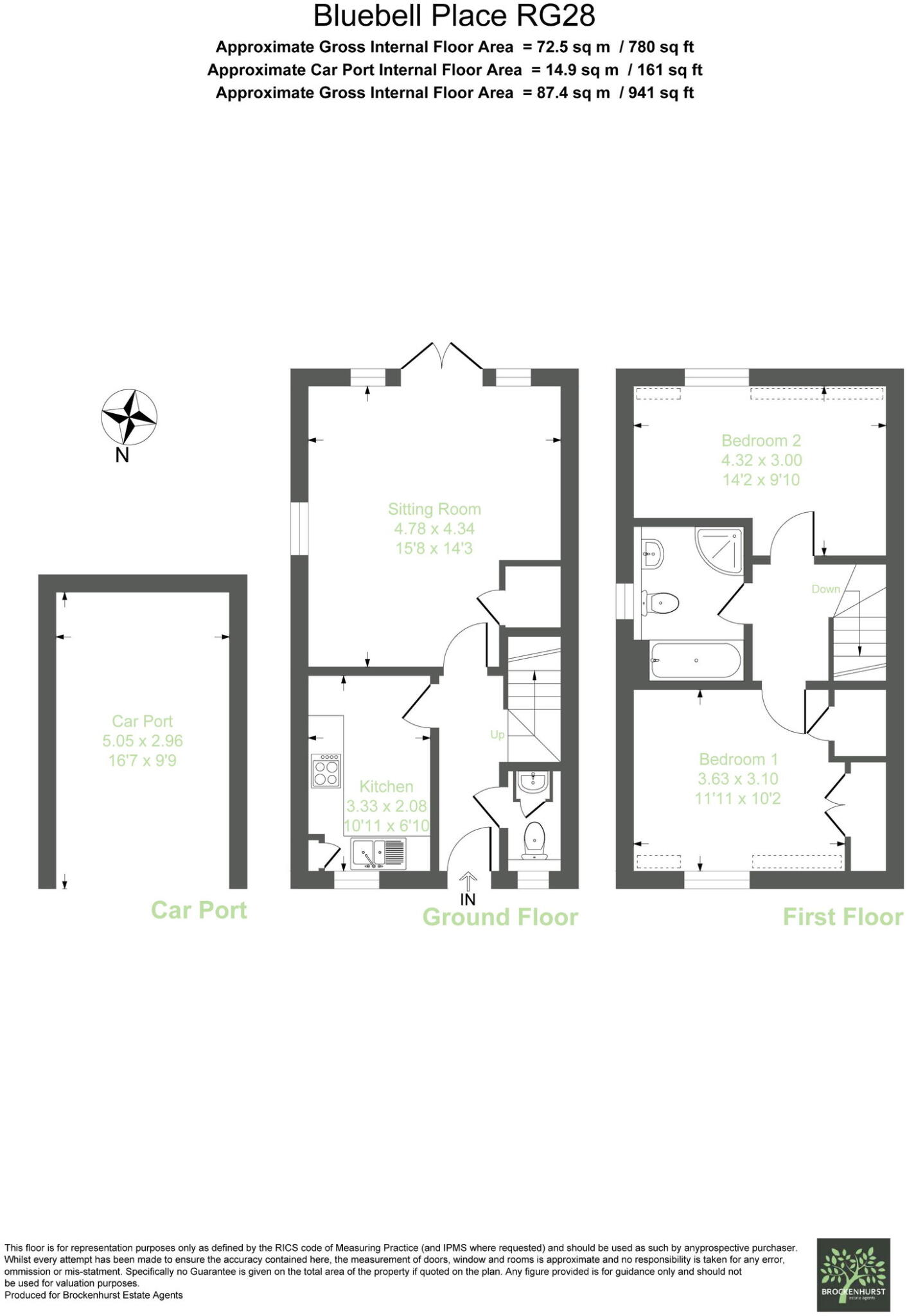 Bluebell Place, Whitchurch, Hampshire, RG28 7FQ floorplan