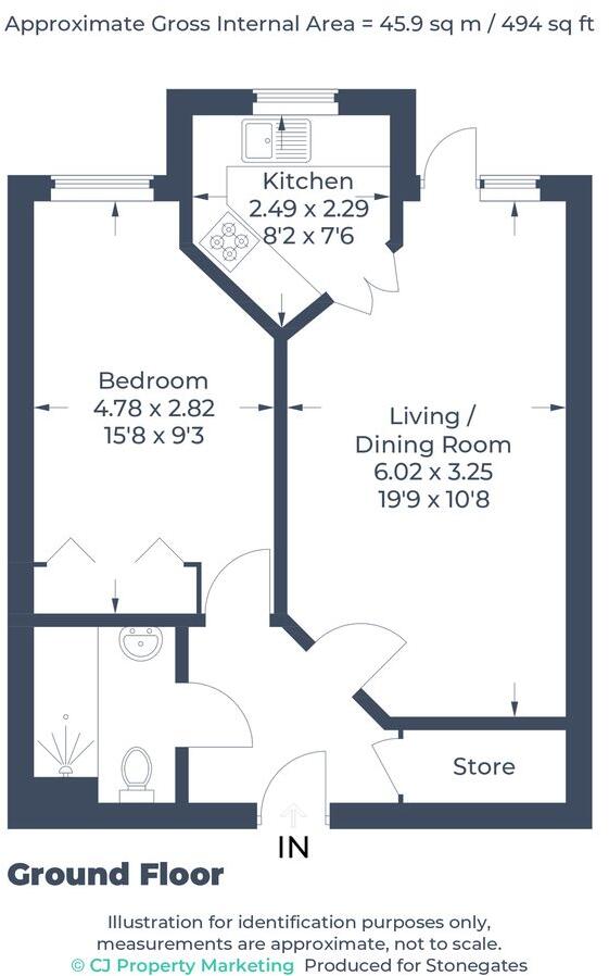 Queen Street, Hitchin, SG4 floorplan