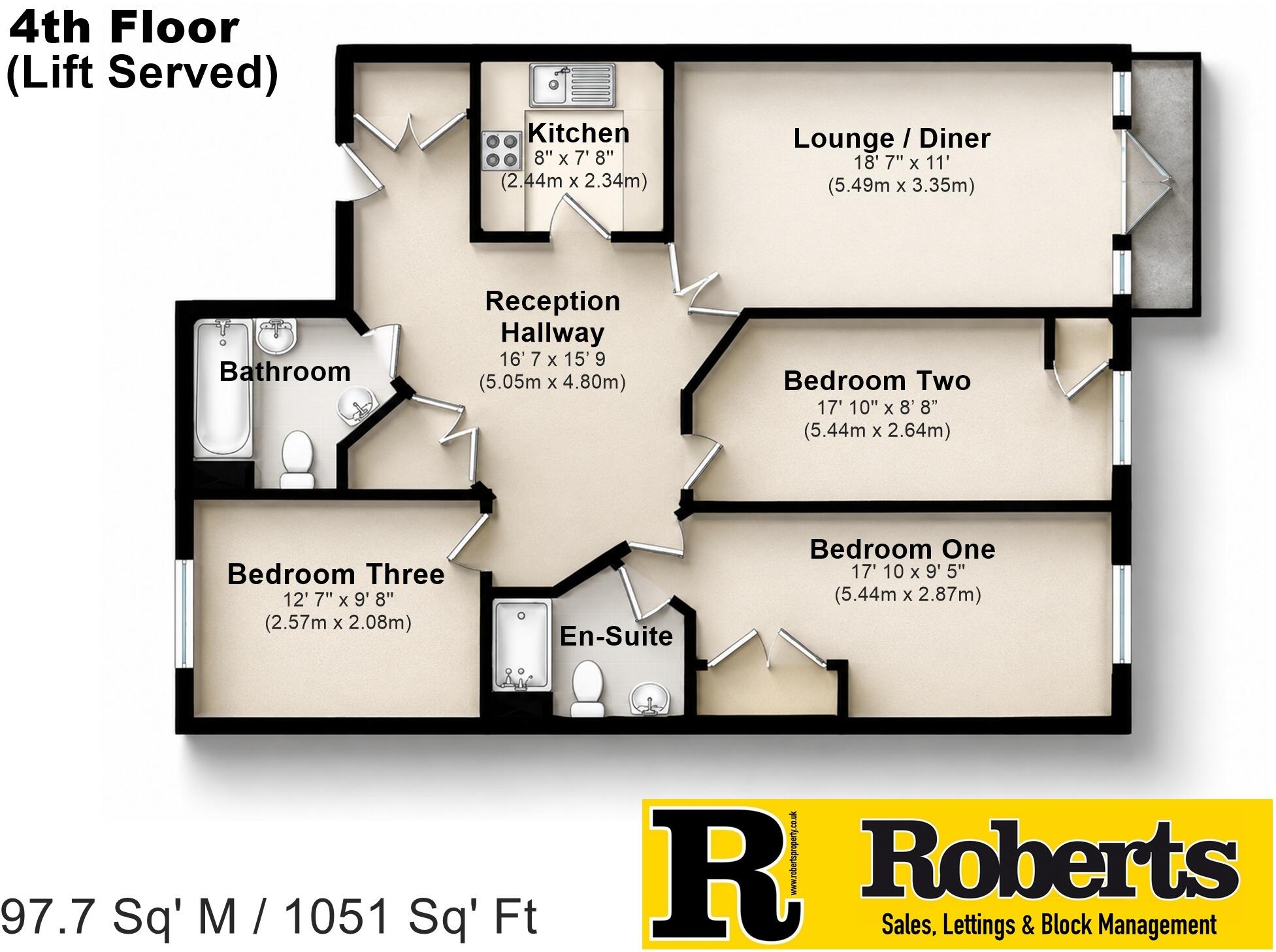 Whitewater, Sea Road, Boscombe, Bournemouth, Dorset, BH5 floorplan