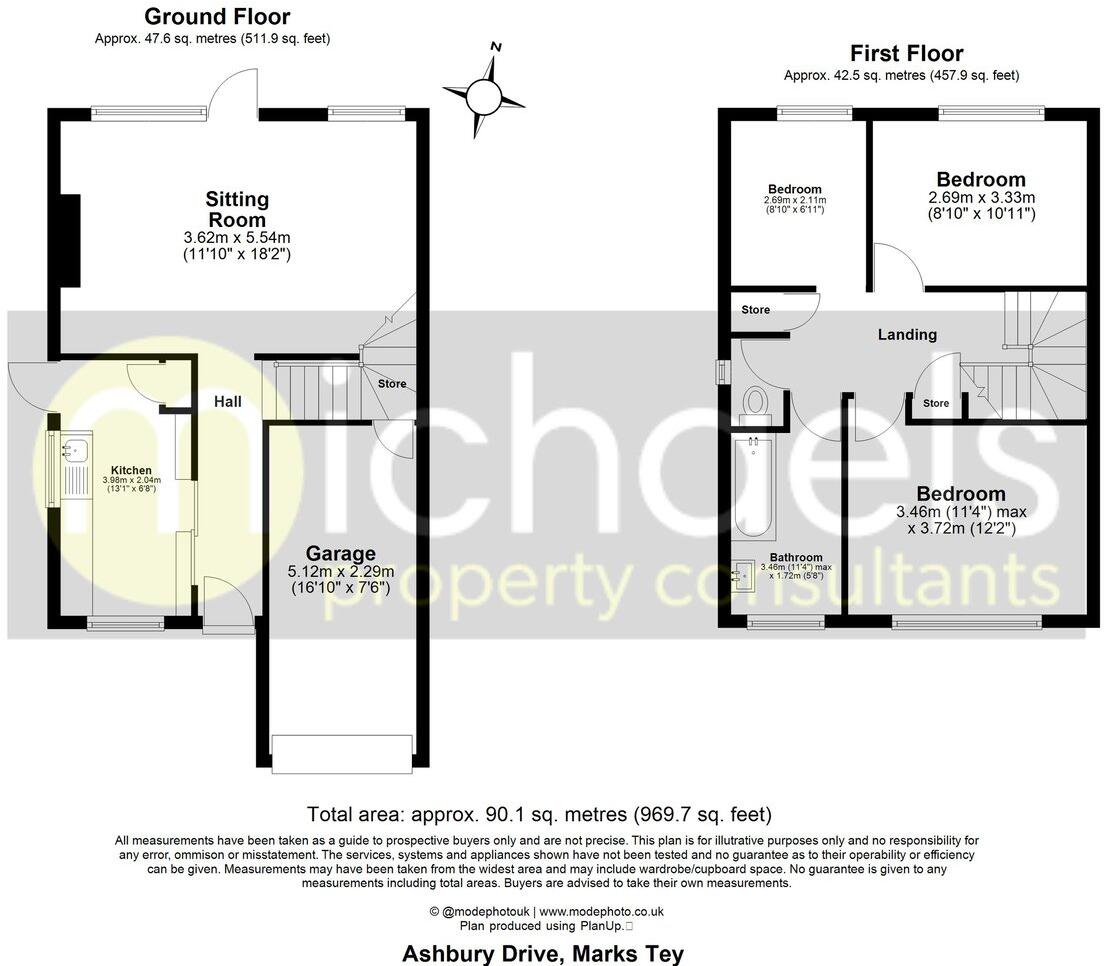 Ashbury Drive, Marks Tey, Colchester, CO6 floorplan