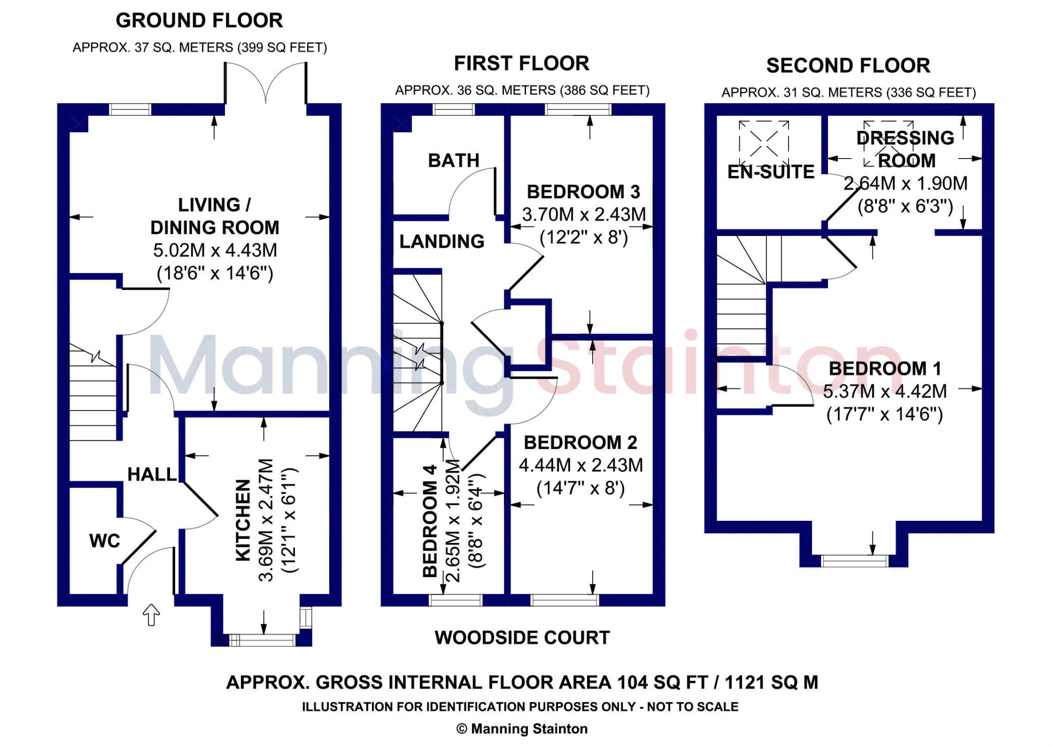 Woodside Court, Middleton, Leeds, West Yorkshire floorplan