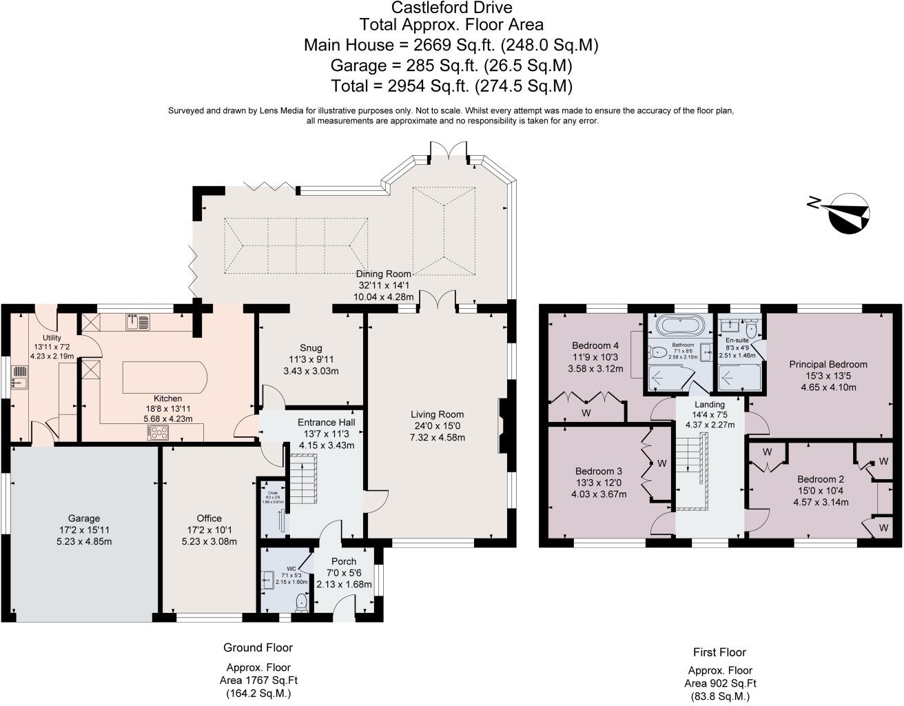 Castleford Drive, Prestbury, Cheshire East, SK10 floorplan