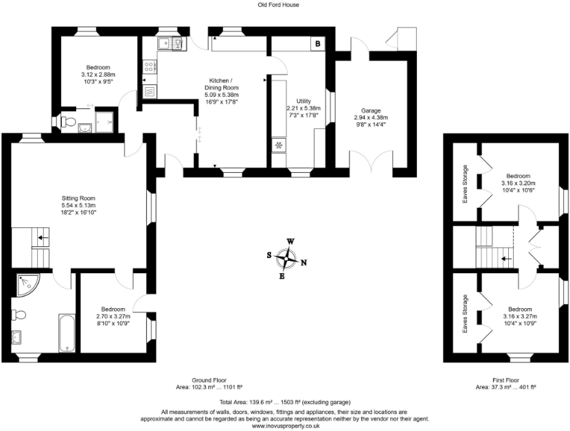 Old Ford House, Blackford Nr Wedmore, BS28 4NR floorplan