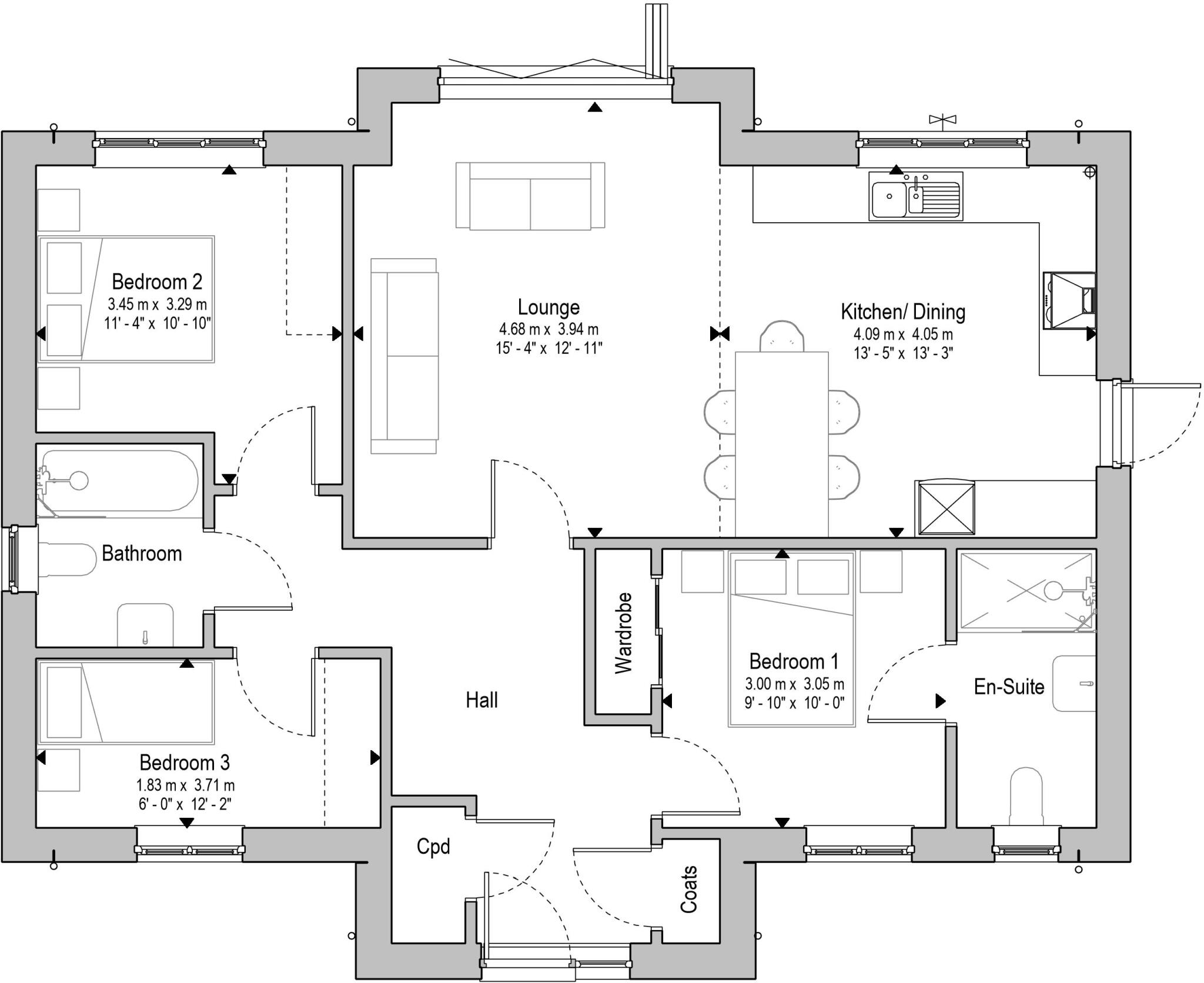 Woolmers Lane, Bickington, Barnstaple, Devon, EX31 floorplan