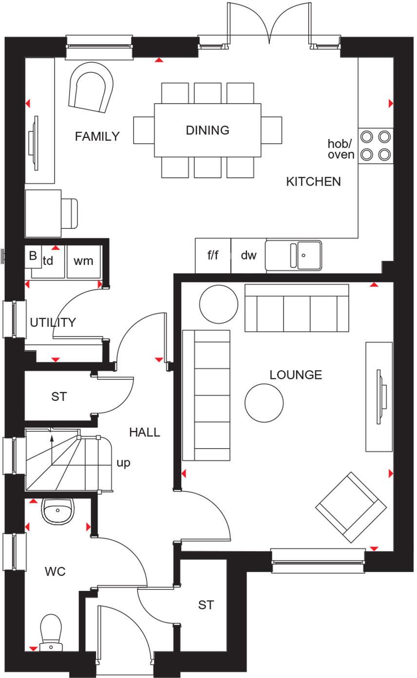 Scott Glynn Walk, 
Tranent, 
East Lothian, 
EH33 2FE floorplan