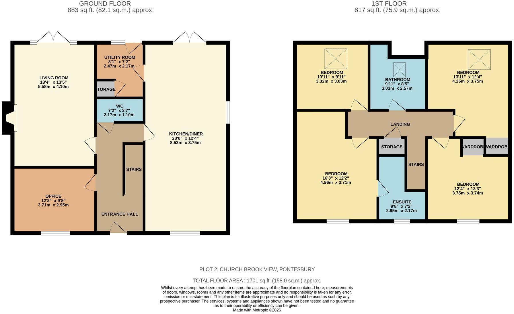 Church Brook View, Shrewsbury, SY5 floorplan