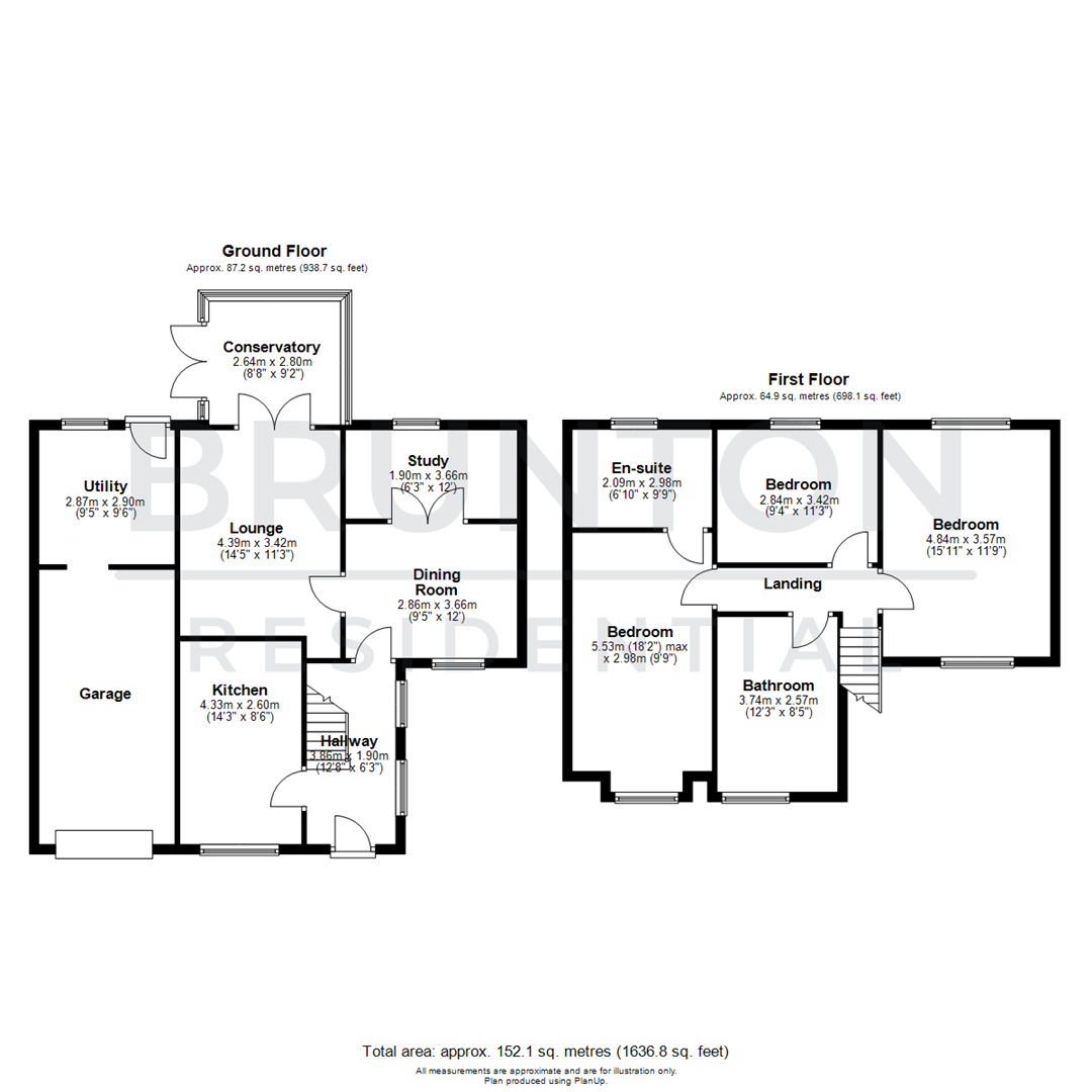 Kielder Avenue, Cramlington, NE23 floorplan