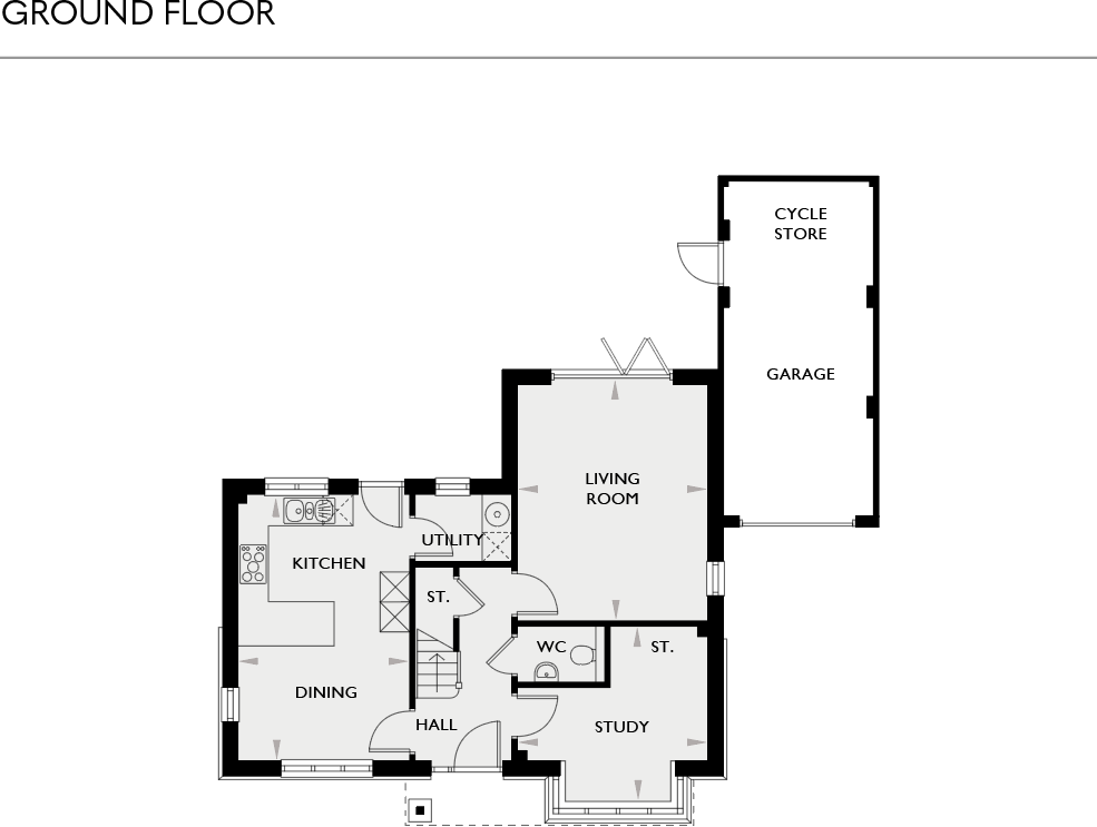 Ford Road, 
Arundel, 
BN18 9EX floorplan
