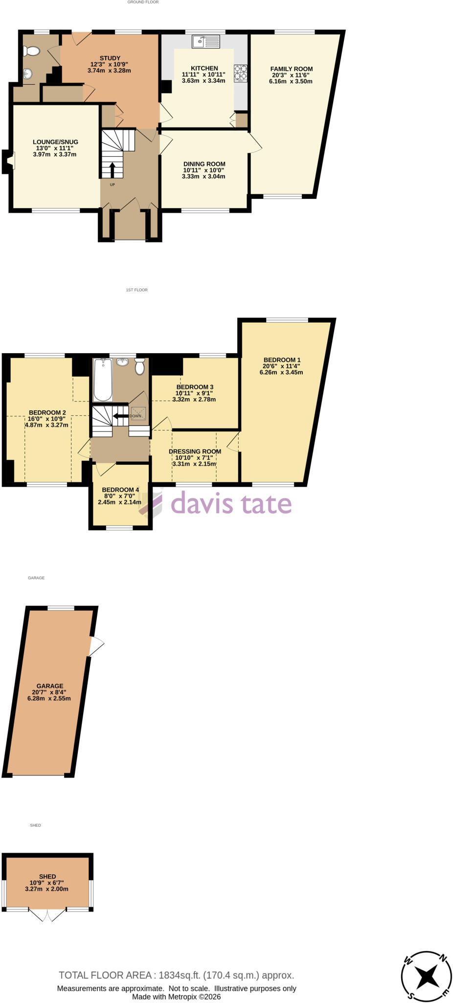 Pitts Lane, Earley, Reading, Berkshire, RG6 floorplan
