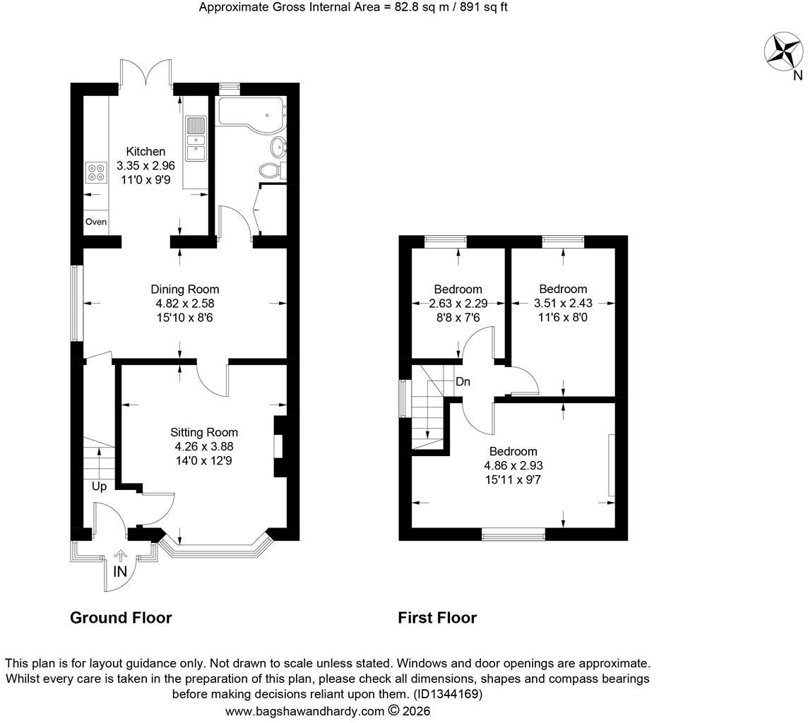 Gander Green Lane, Cheam, floorplan
