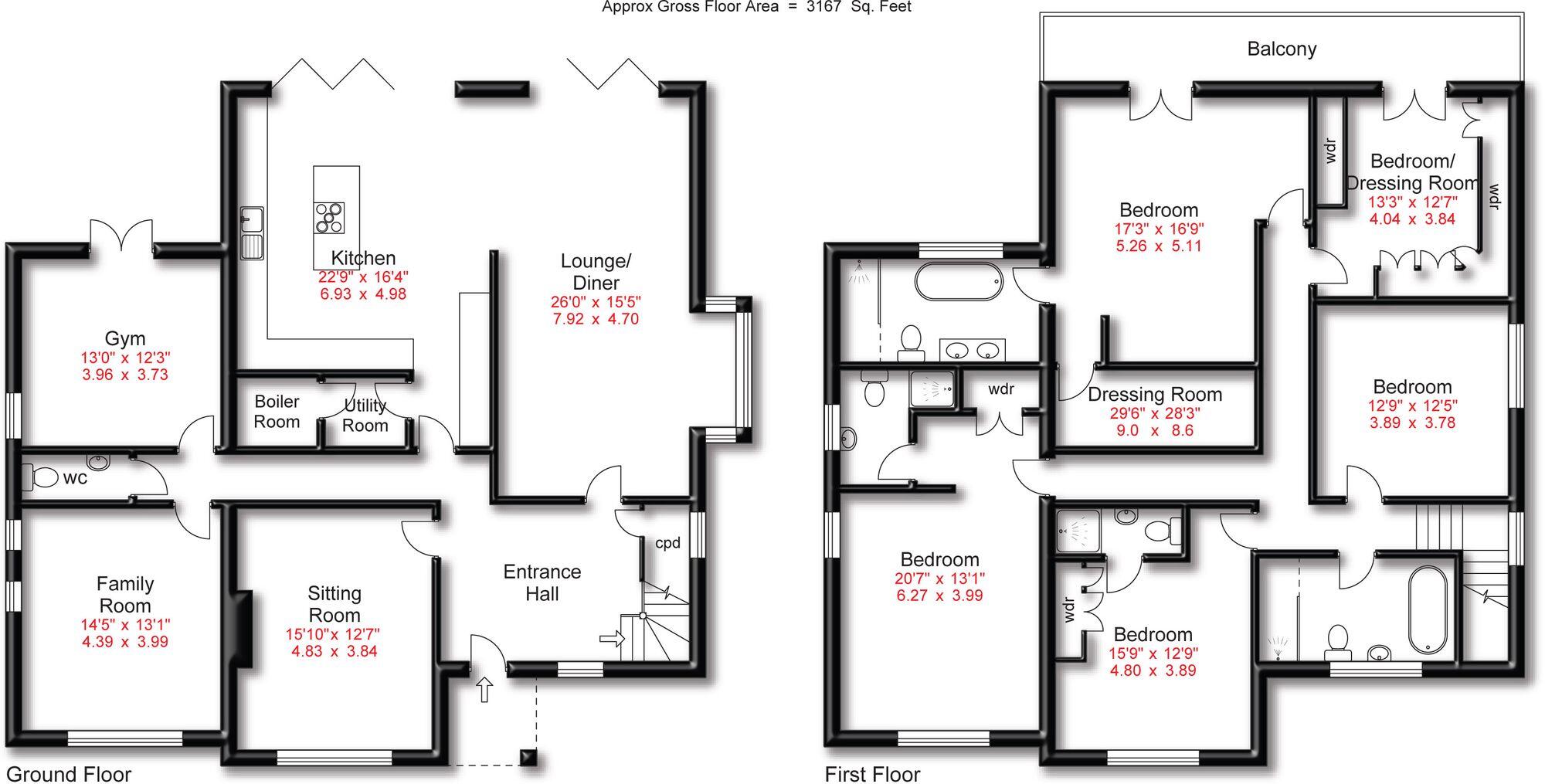Woodford Road, Woodford, SK7 floorplan