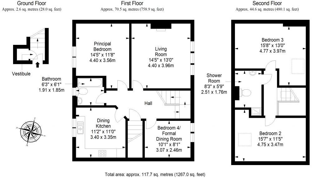 8 Wester Drylaw Row, Drylaw, Edinburgh EH4 2SF floorplan