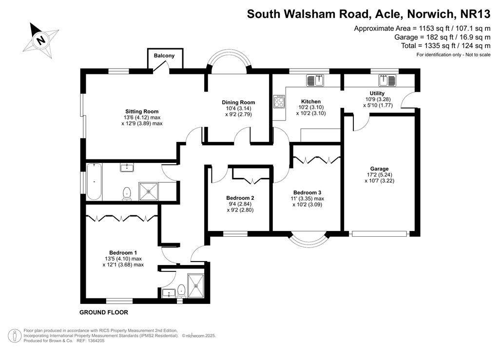 49 South Walsham Road, Acle, Norwich NR13 3ER floorplan