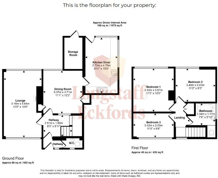 Mill Drove , Bourne  floorplan