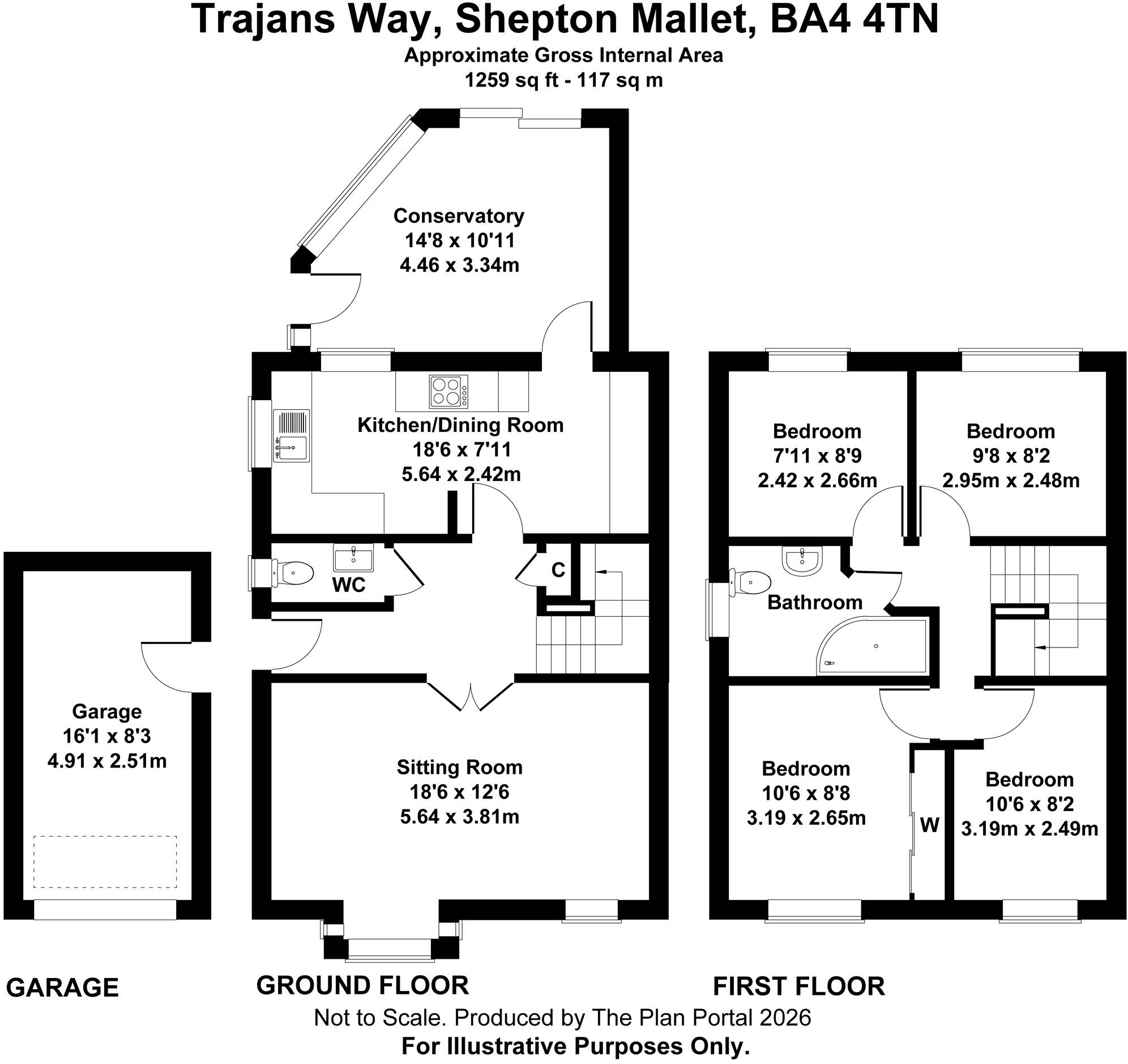 Trajans Way, Shepton Mallet floorplan