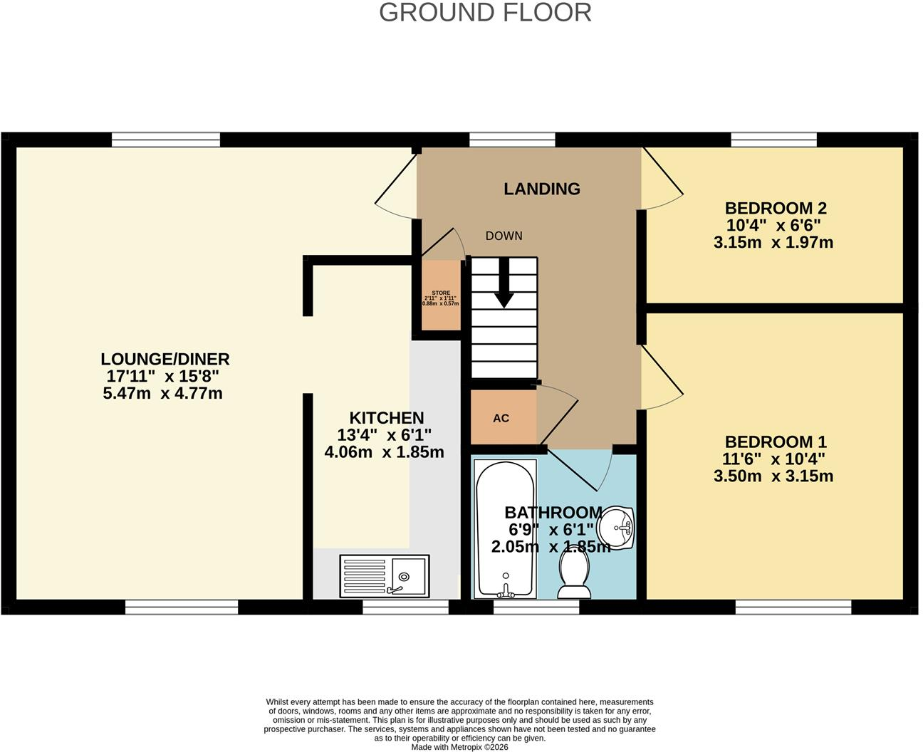 Jasmine Road, Kettering floorplan
