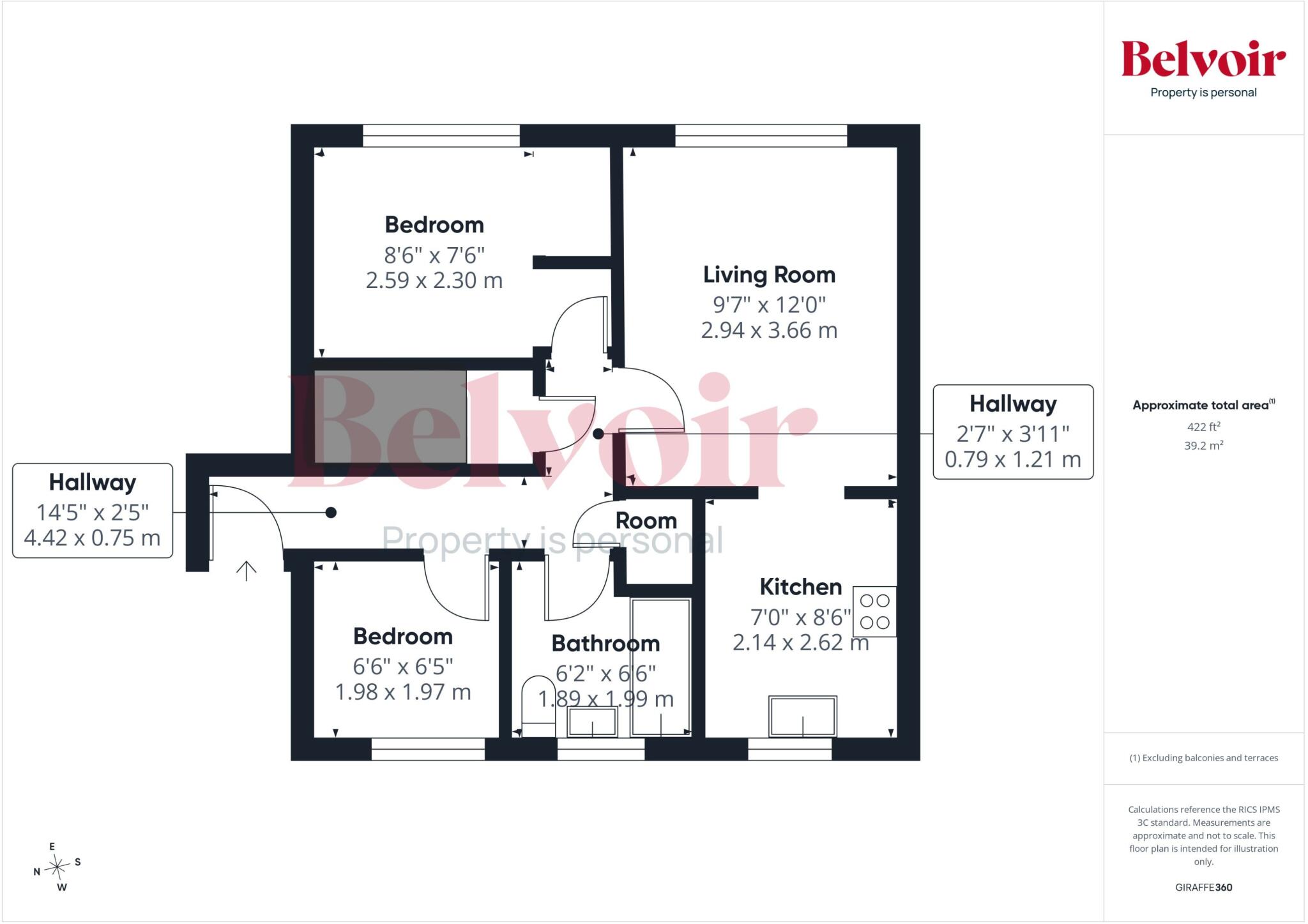 Falcons Way, Copthorne, Shrewsbury, SY3 floorplan