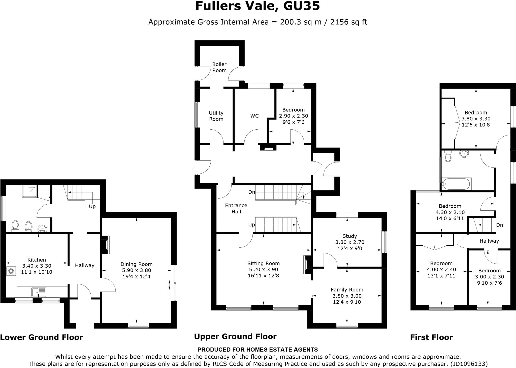 Fullers Vale, Headley Down, Hampshire floorplan