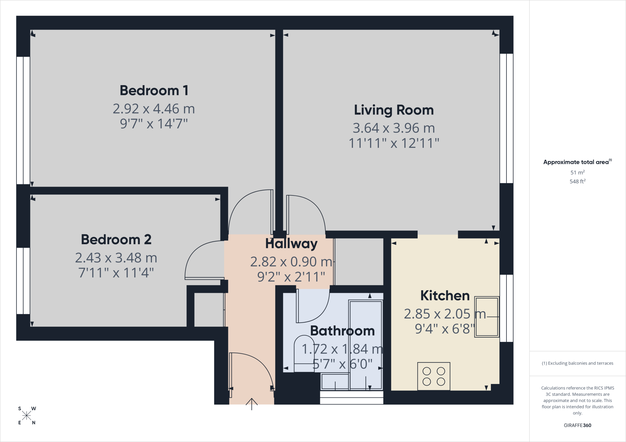 Benen-Stock Road, Stanwell, Middlesex, TW19 floorplan