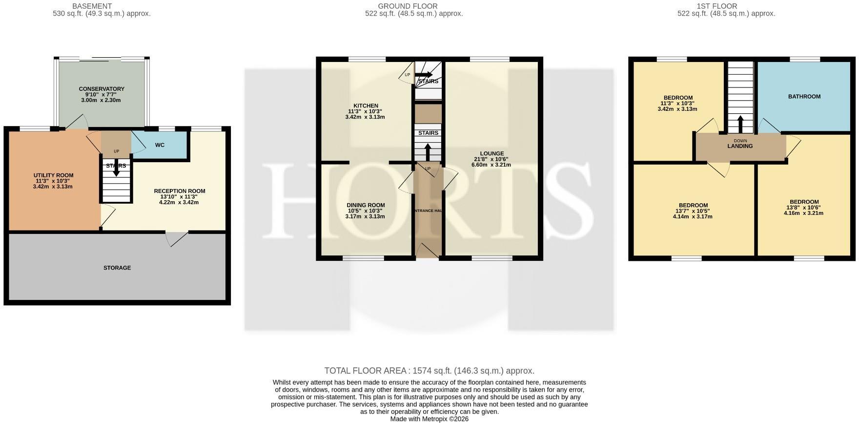 The Leys, Roade, Northampton floorplan
