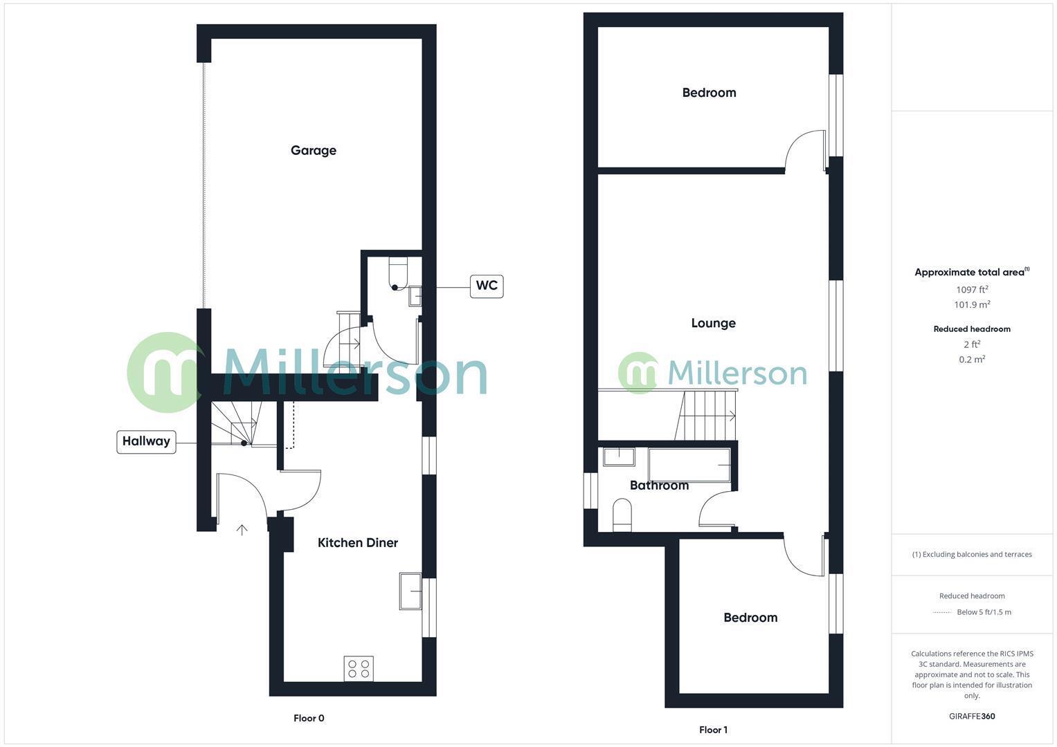 Madison Vean, Hayle floorplan