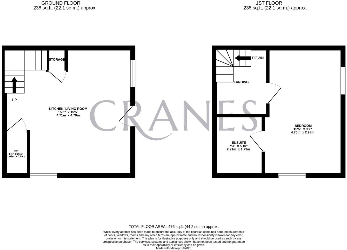Lower Coxs Close, Cranfield, Bedford floorplan