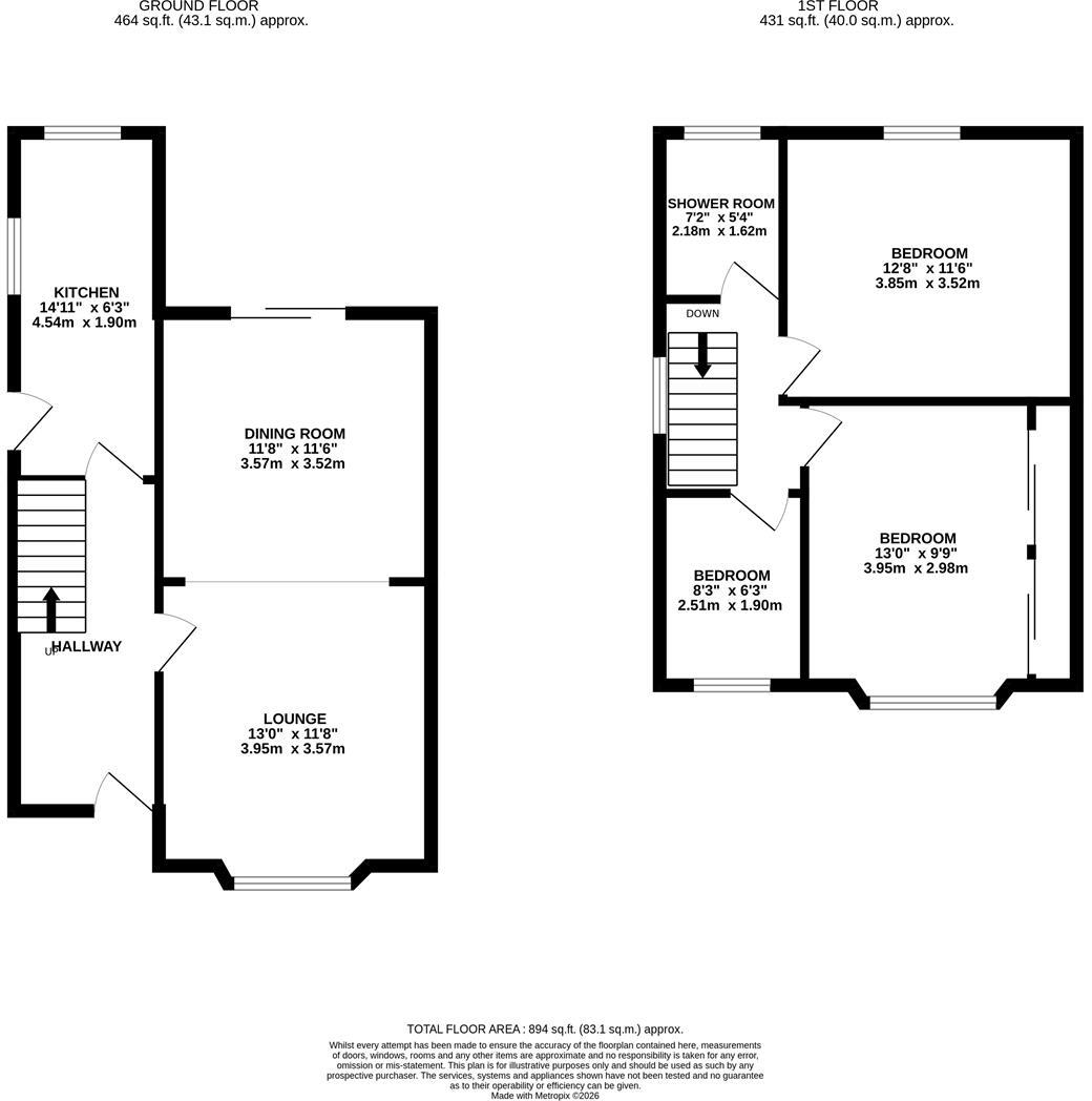 Second Avenue, Wellingborough floorplan