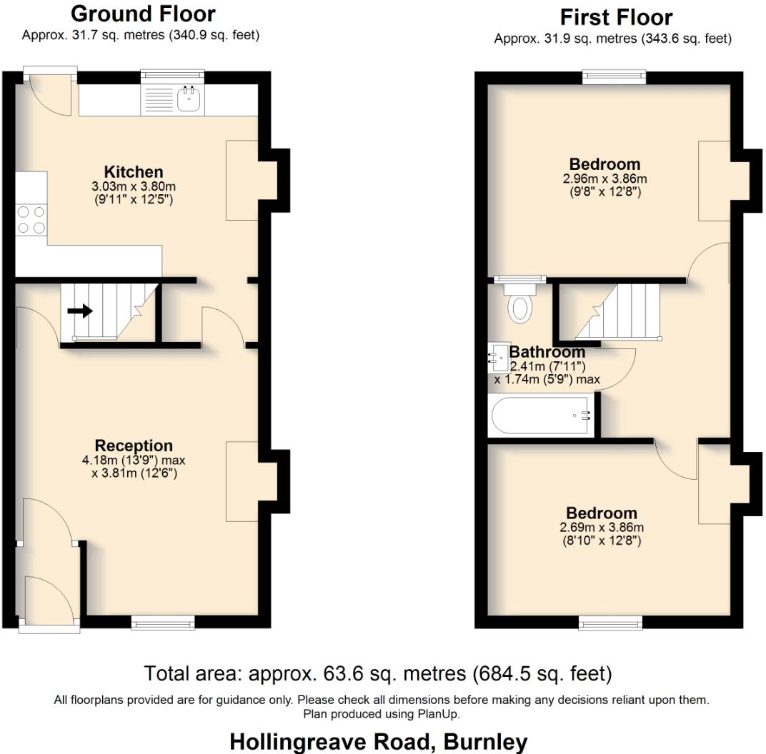 Hollingreave Road, Burnley floorplan