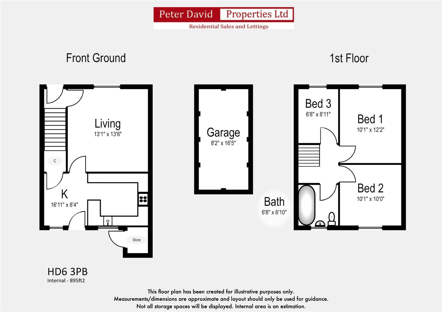 Castlefields Drive, Brighouse floorplan